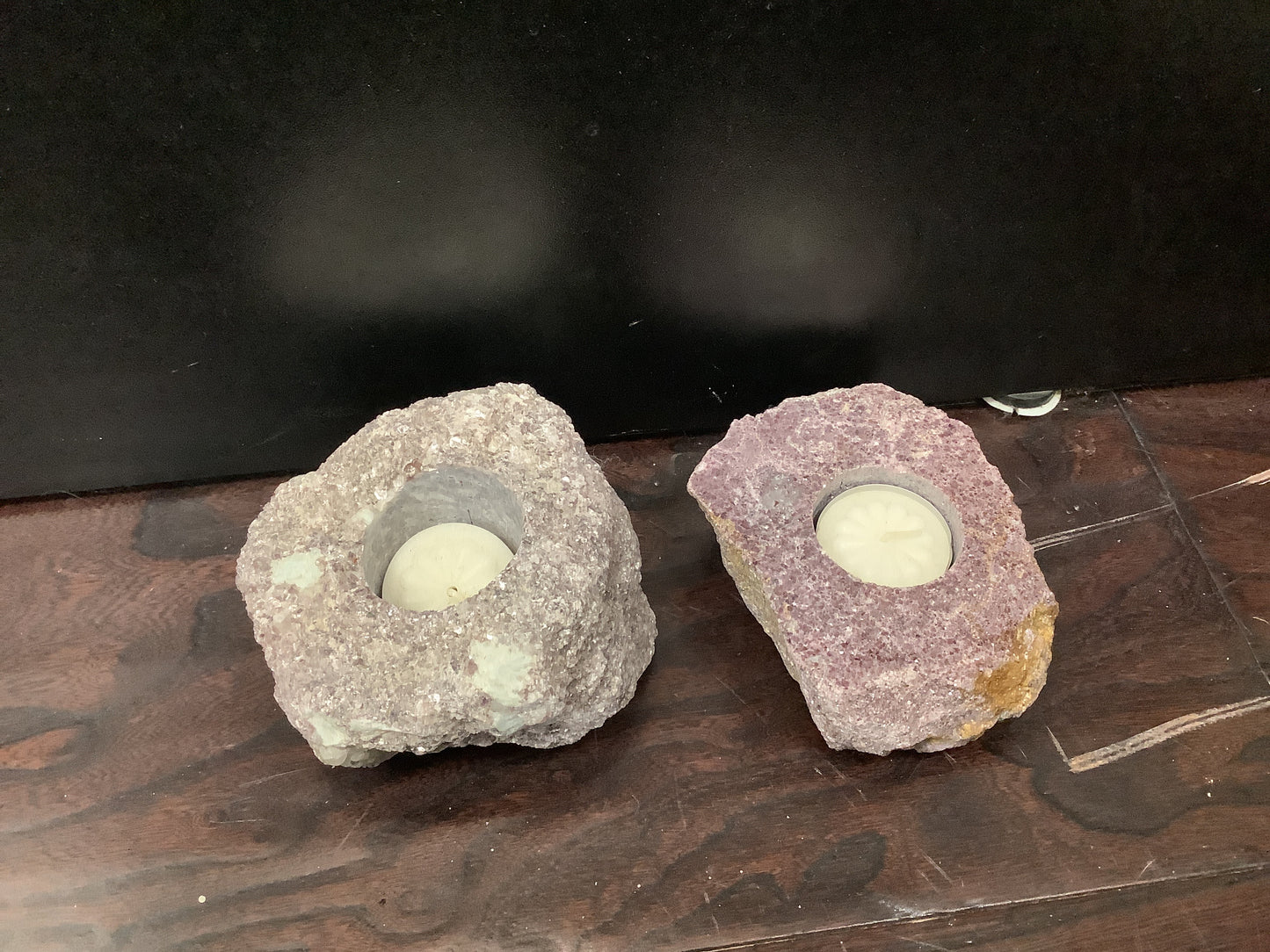 N.R.C. Lepidolite Candle Holder