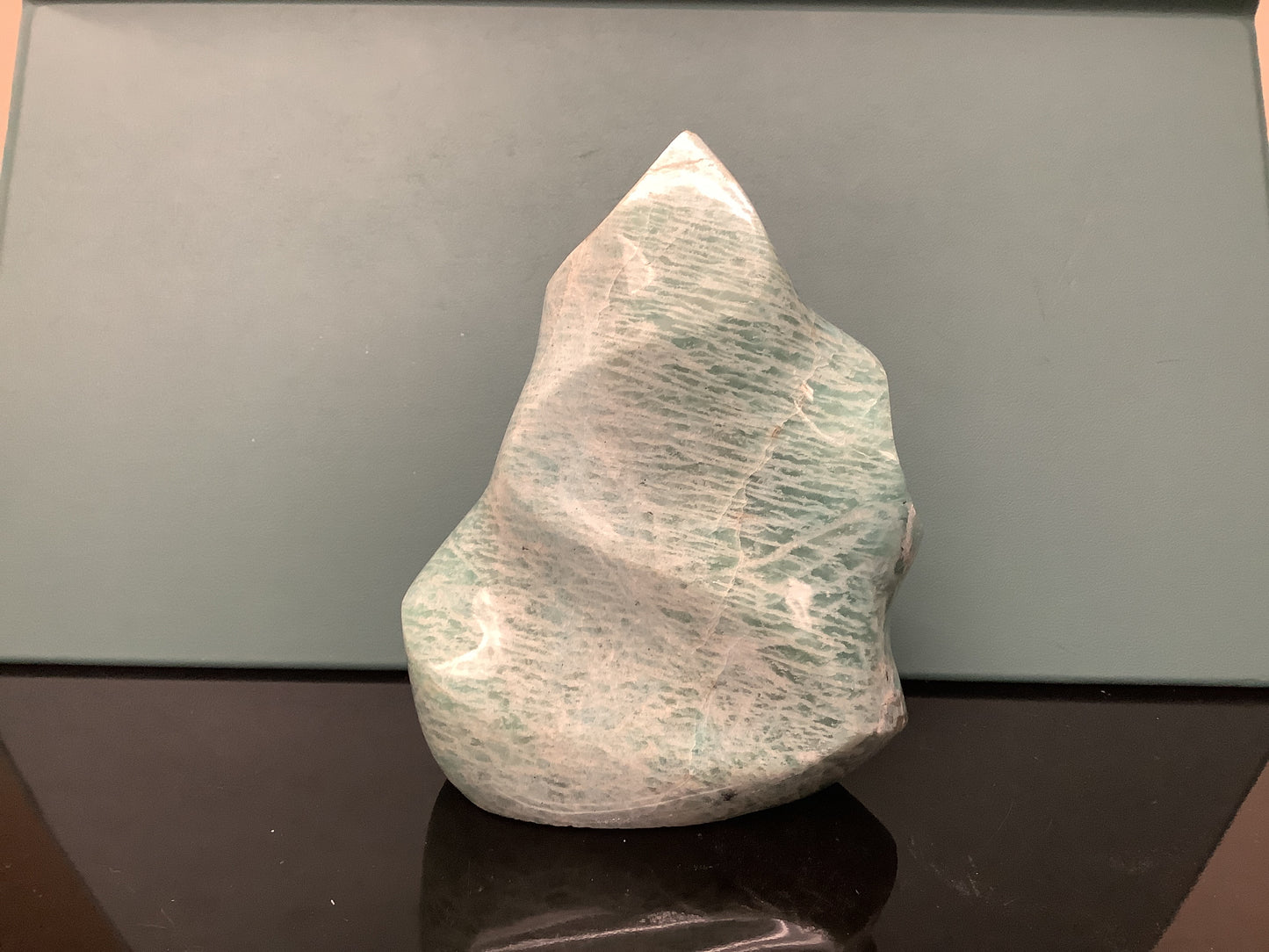 Amazonstone Crystal Flame 450-499g
