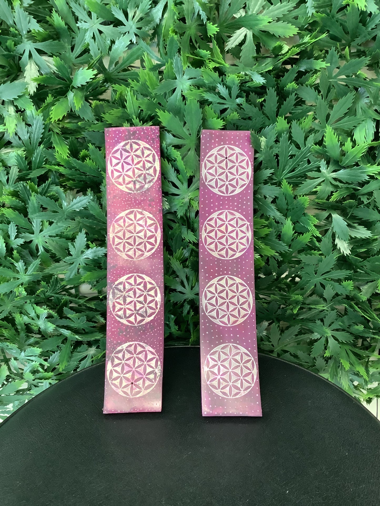 Purple Flower of Life Incense Sled