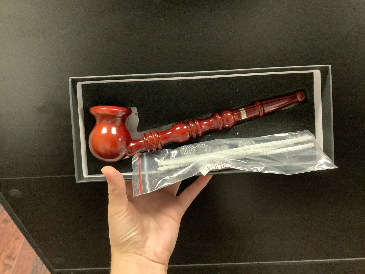 Pulsar Shire Popes Vase Bowl Churchwarden Cherry Wood Pipe