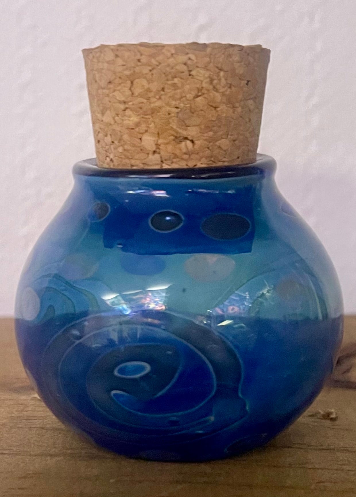 Iridescent Pyrex Jar