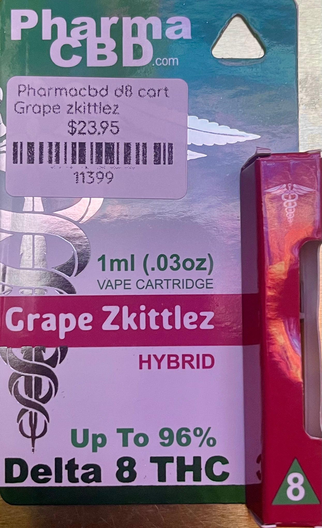 PharmaCBD D8 1mil Cartridges