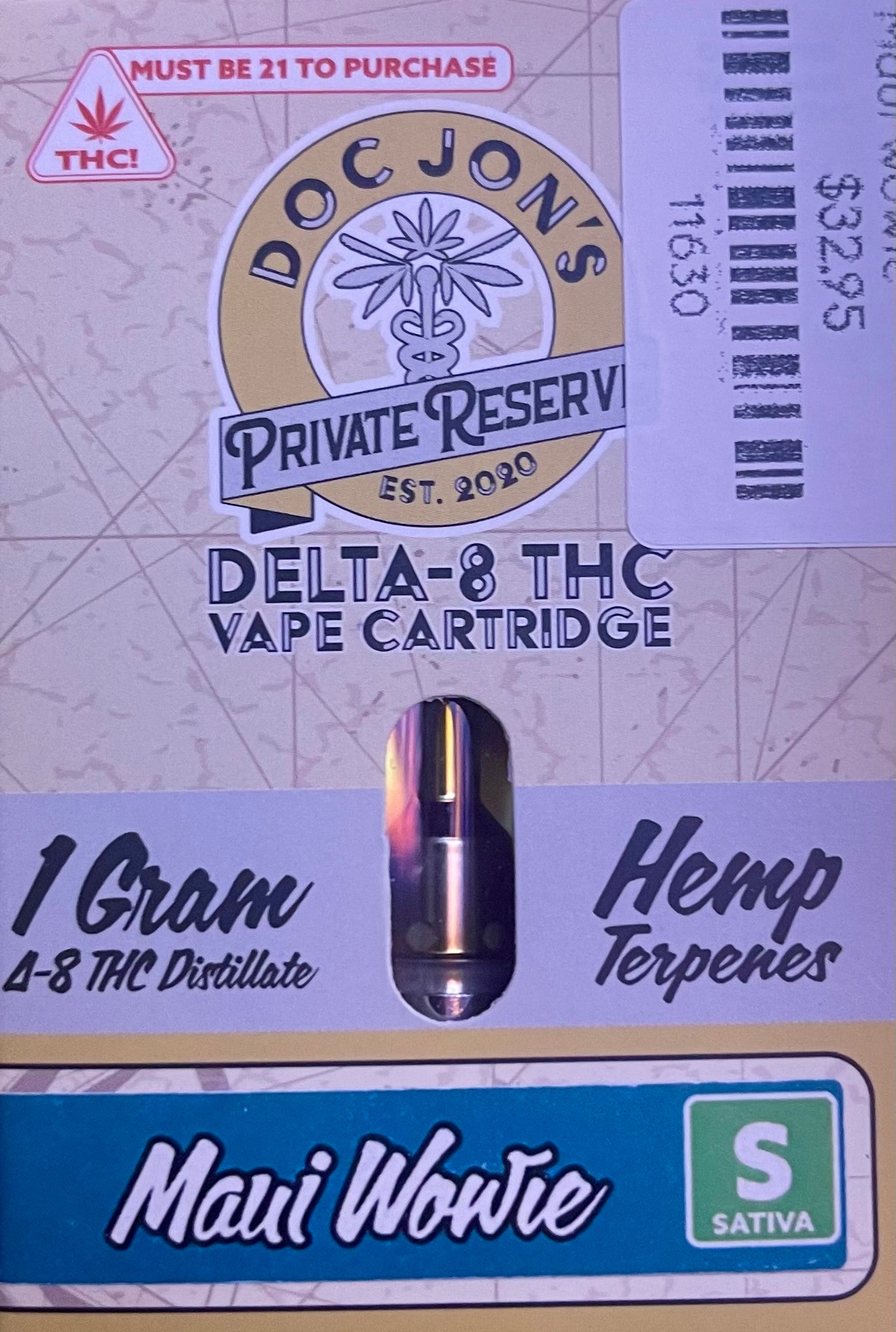 Doc Jon's D8 1g Cartridges