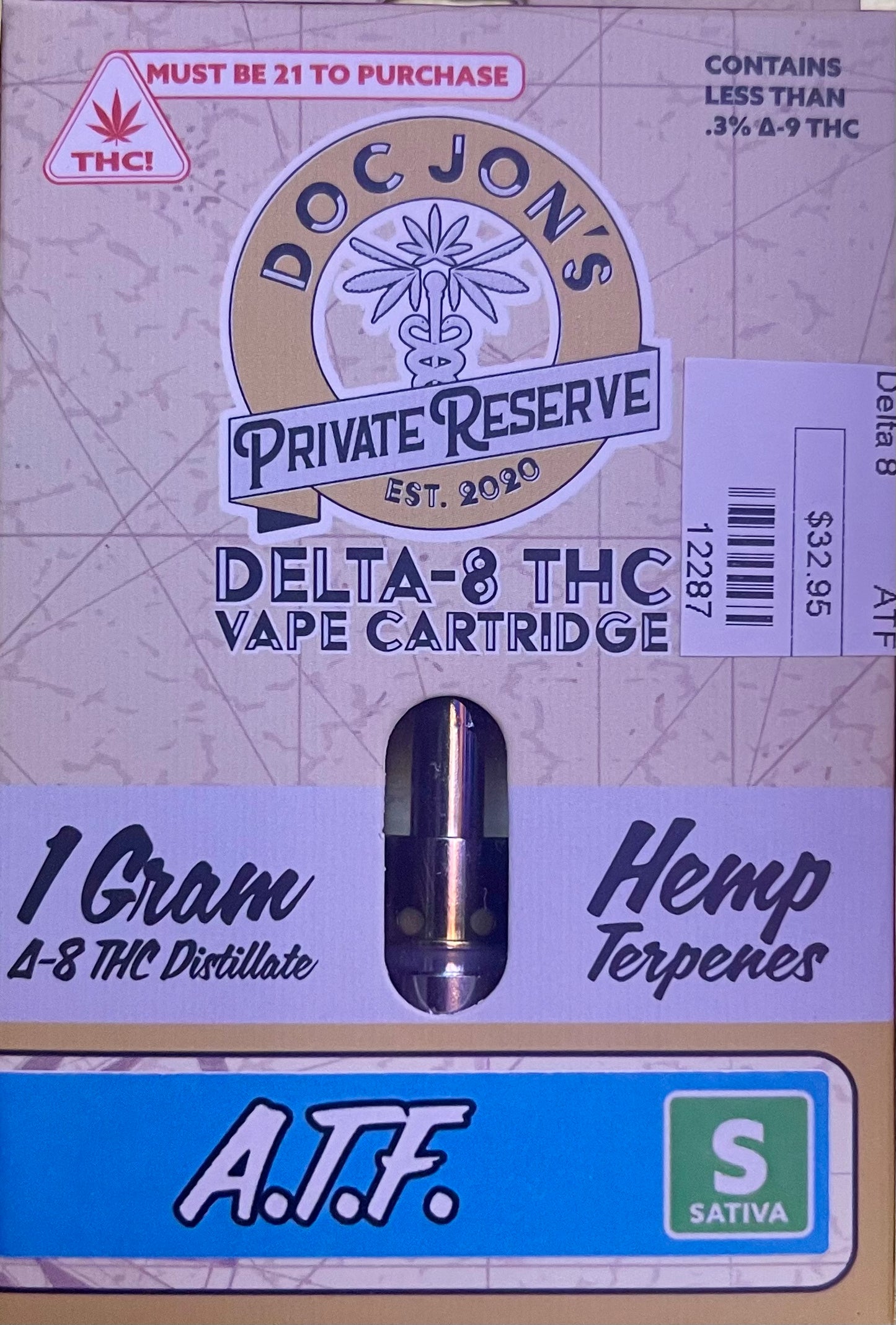 Doc Jon's D8 1g Cartridges