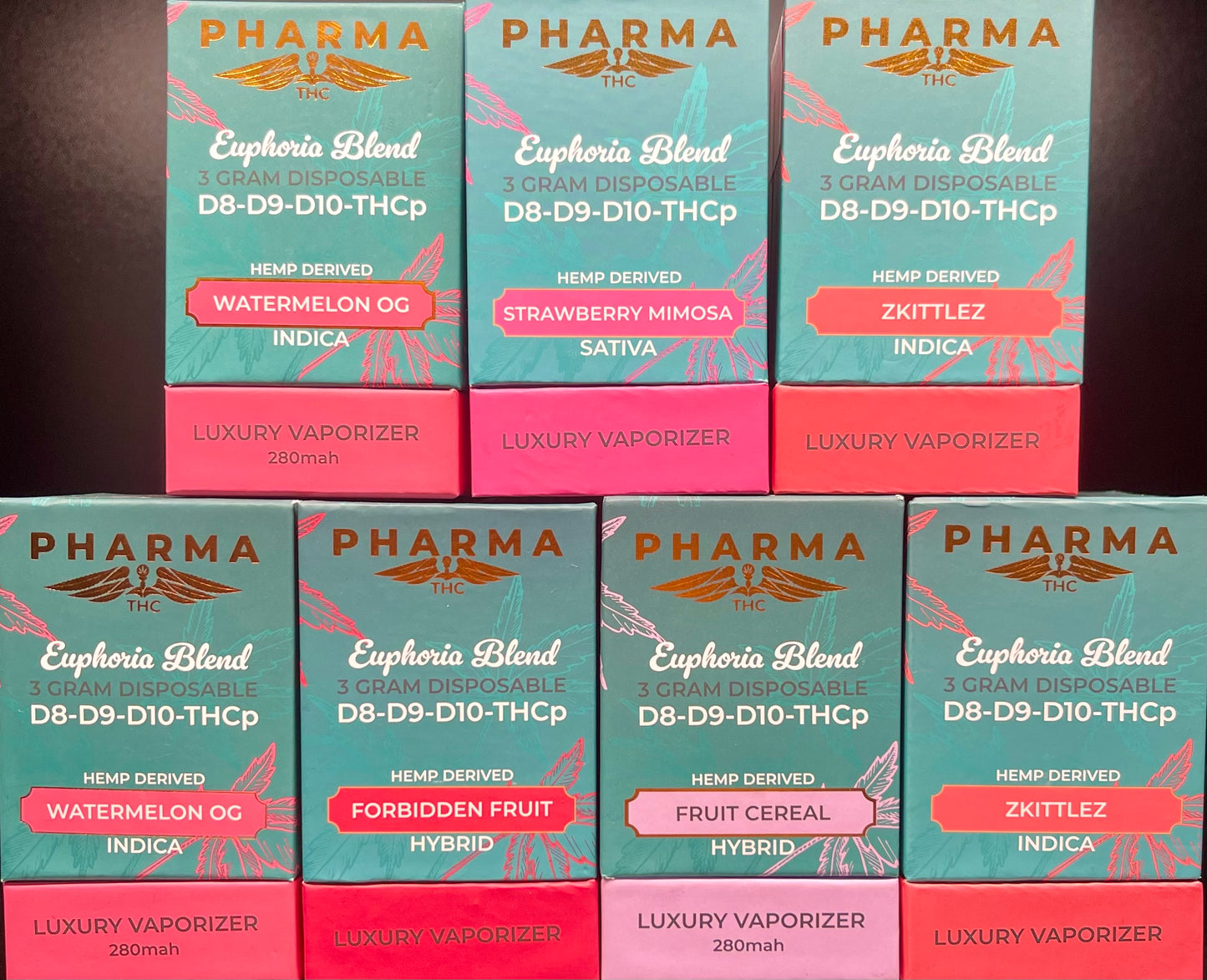 PharmaCBD Euphoria Blend 3g Disposables