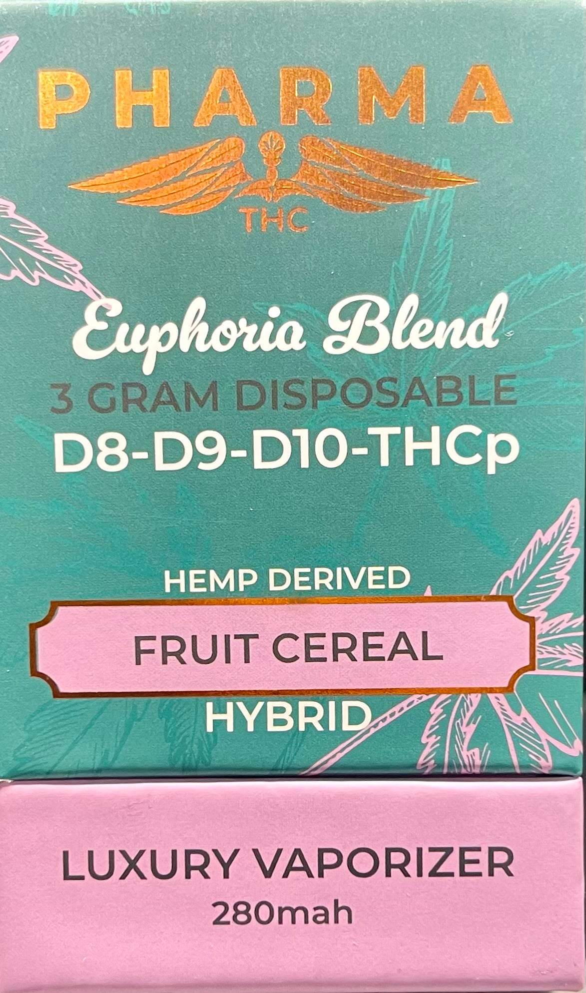 PharmaCBD Euphoria Blend 3g Disposables
