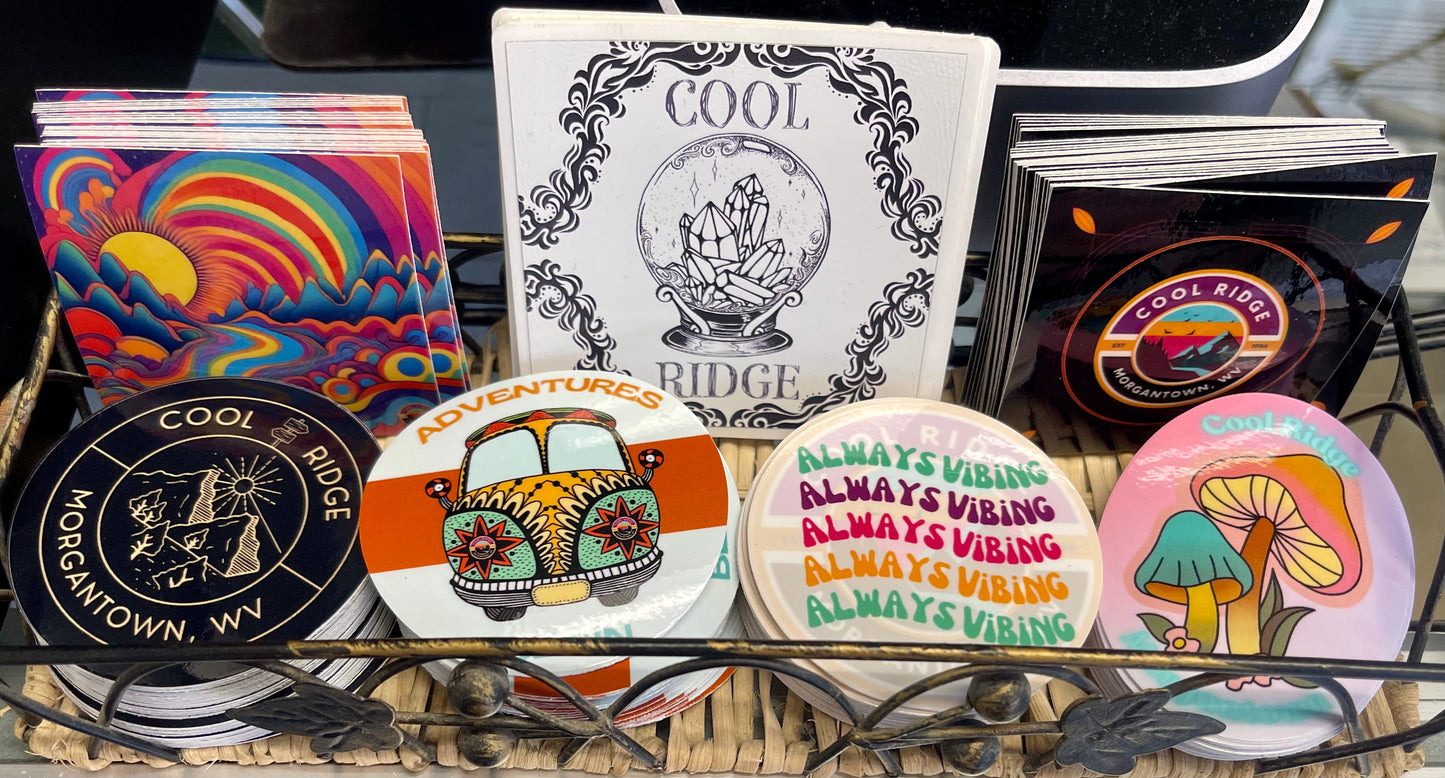 Cool Ridge Stickers