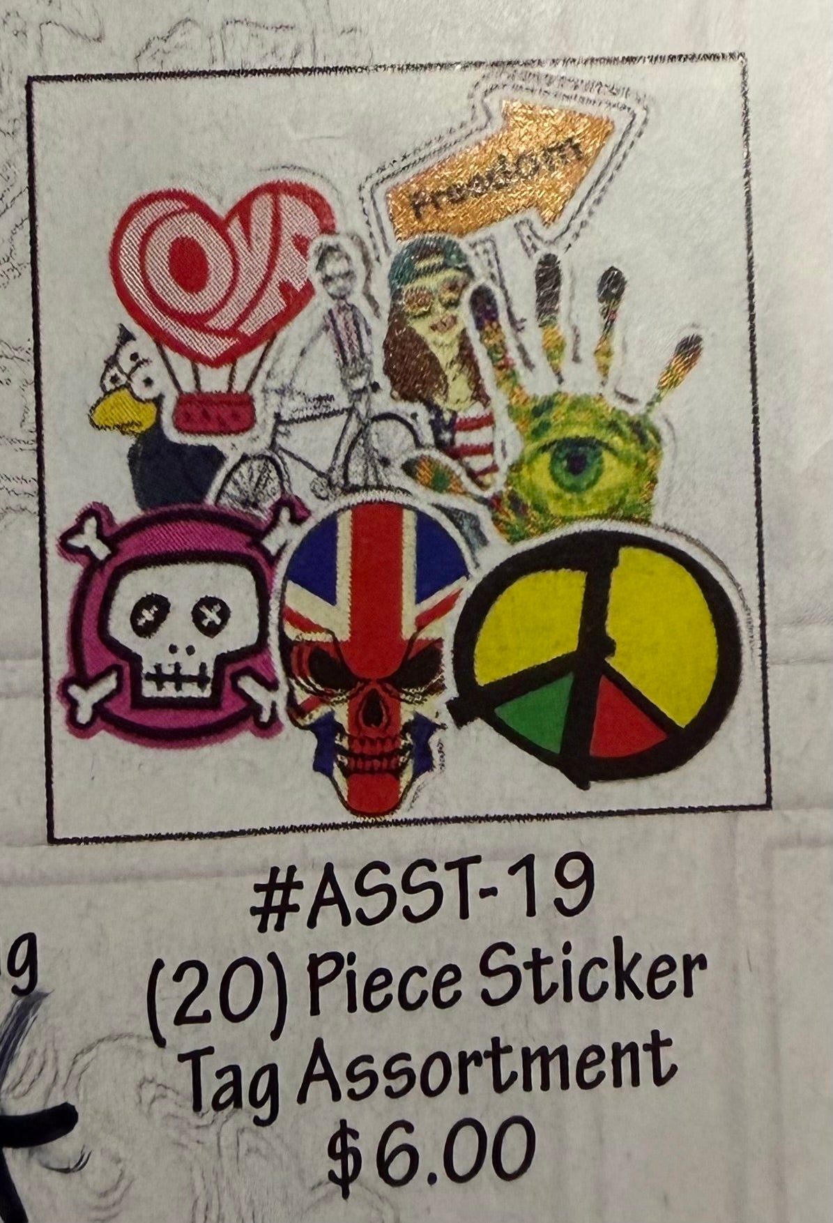 Assorted Gypsy Rose Stickers