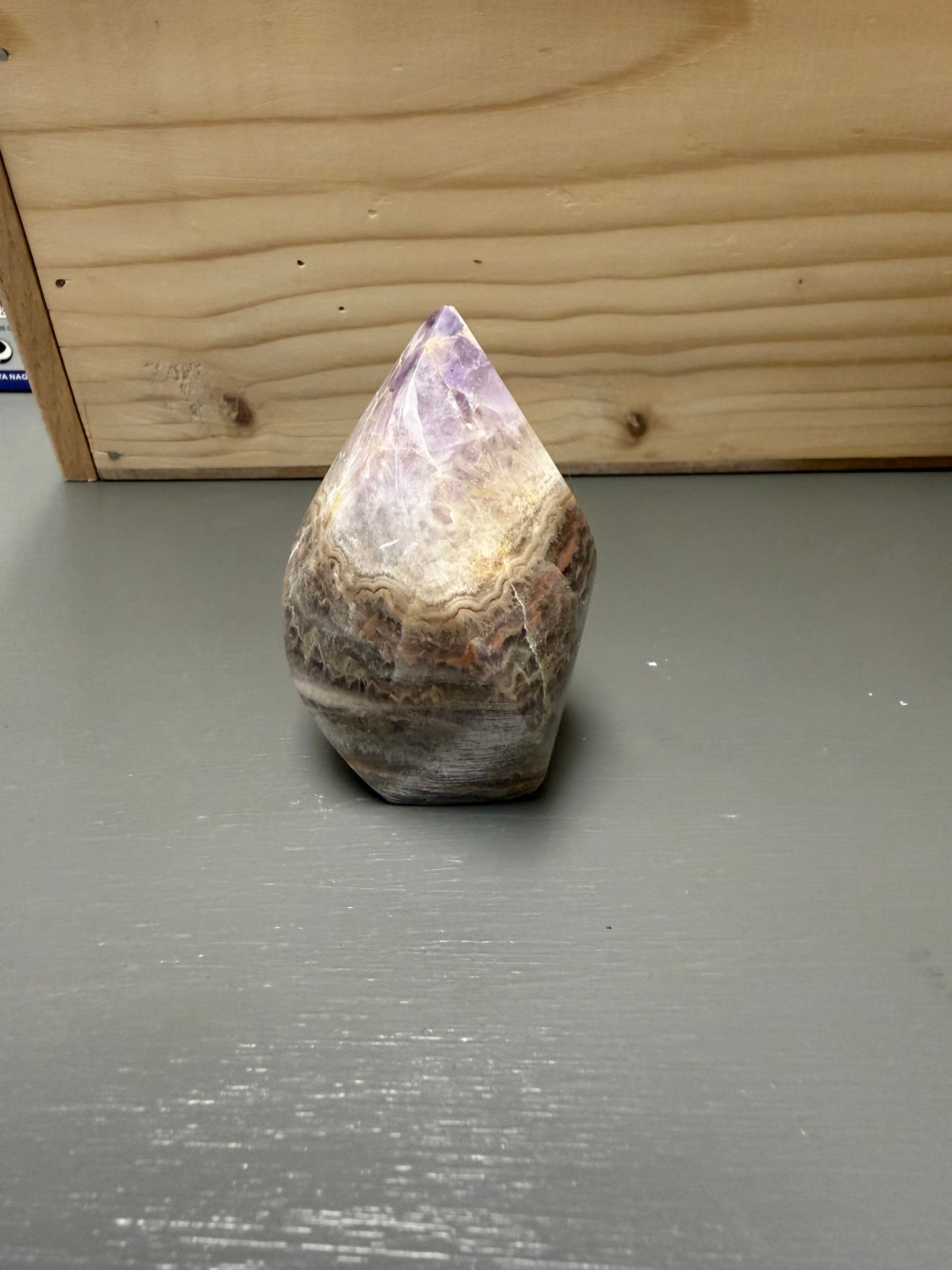 3" Amethyst Flame Form