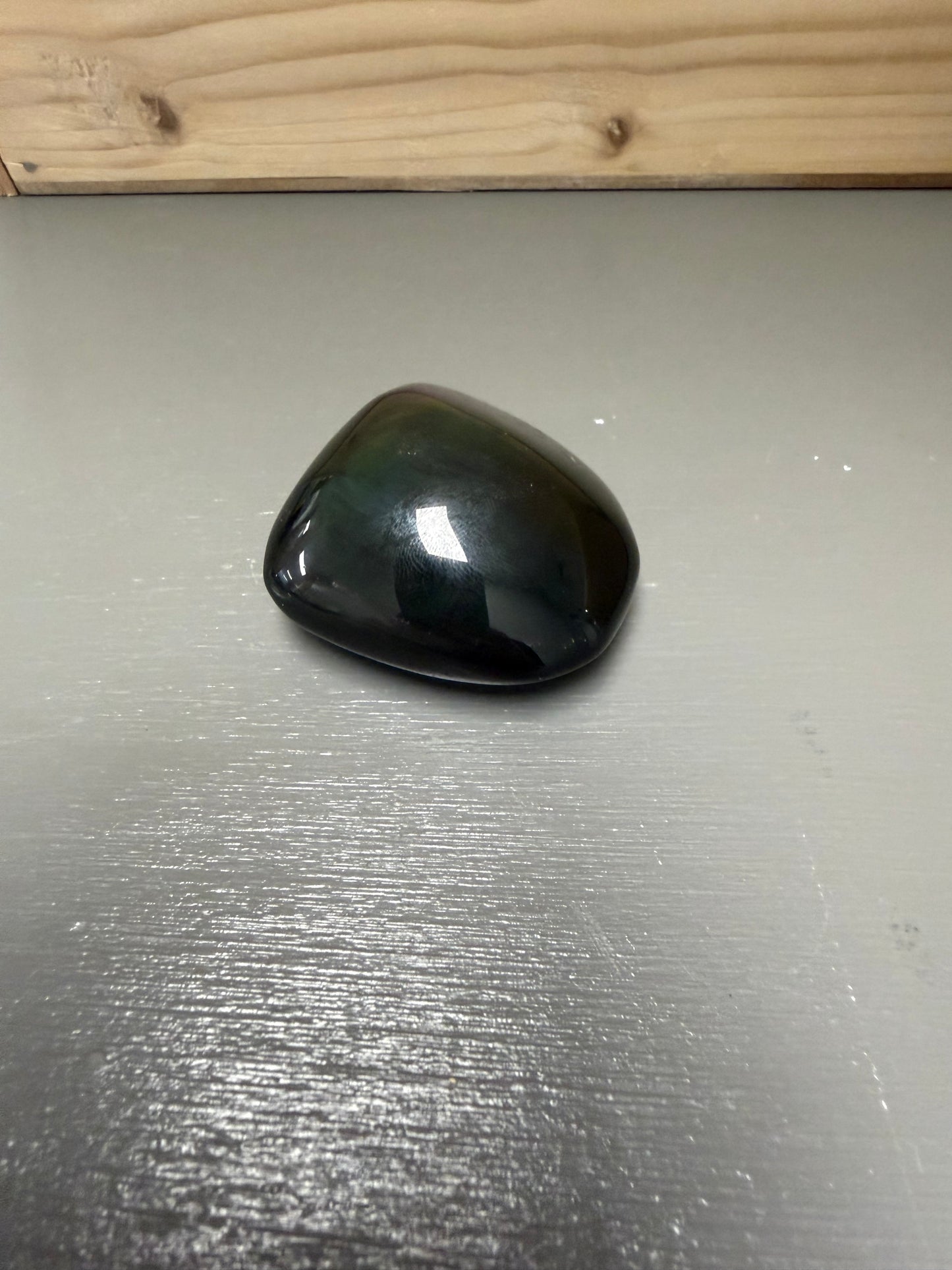 2" Rainbow Obsidian Palm Stone