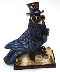 4 3/4" Stempunk Raven