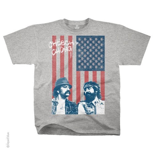Cheech & Chong Red, White & Blue Shirt