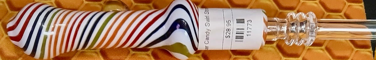 Pulsar Candy Swirl Dab Straw