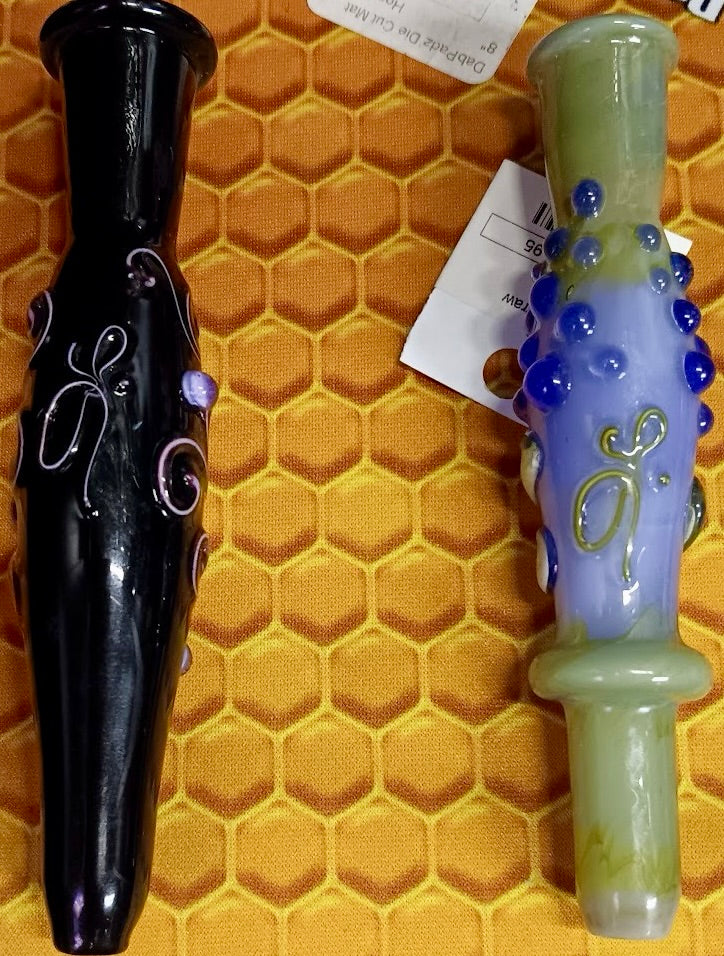 Lyric Glass Worked Dab Straw