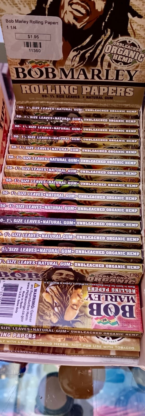 Bob Marley Organic 1 1/4 Papers
