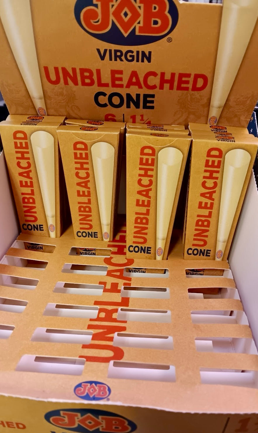 JOB Unbleached Cones