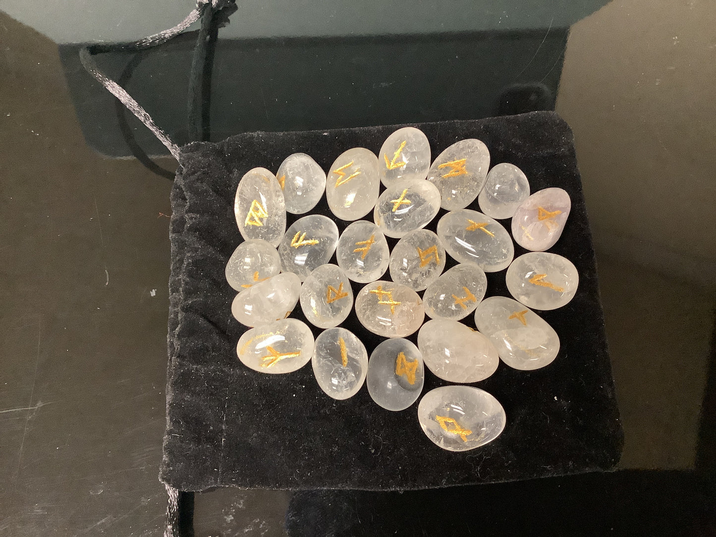 Rune Stone Set - Quartz