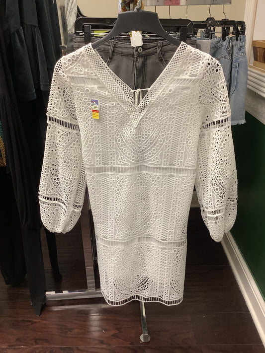 Long sleeve Boho Crochet White (Medium)