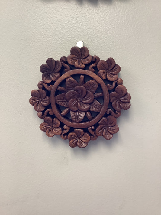 Flower Wooden Plaque
