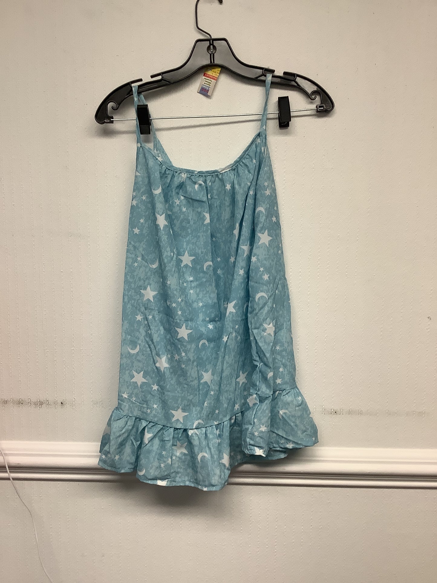 Star Print Cami Medium Blue
