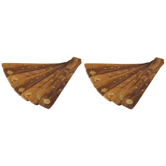 Design Brass Inlay Wooden Burner
