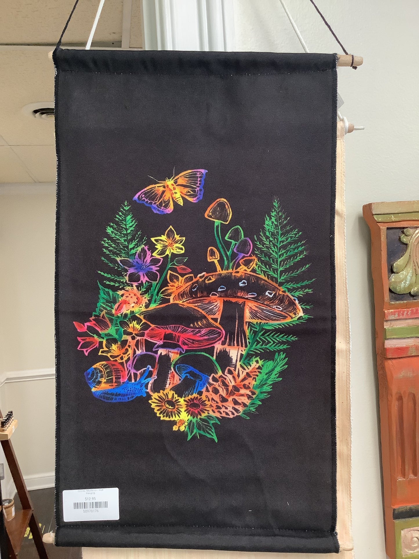 Cosmic Mushroom Wall Hanging