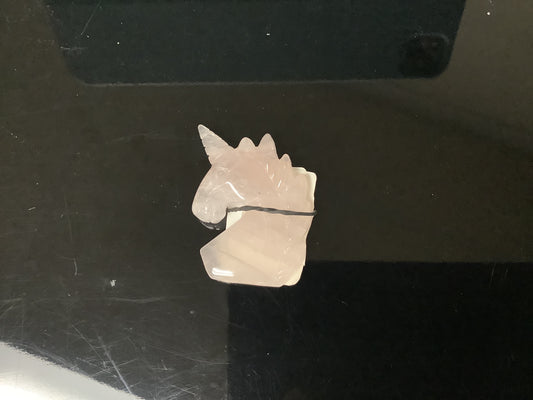 Stone Unicorn Head