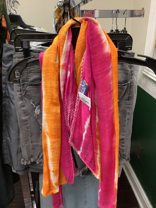 SOL Pink & Orange Scarf