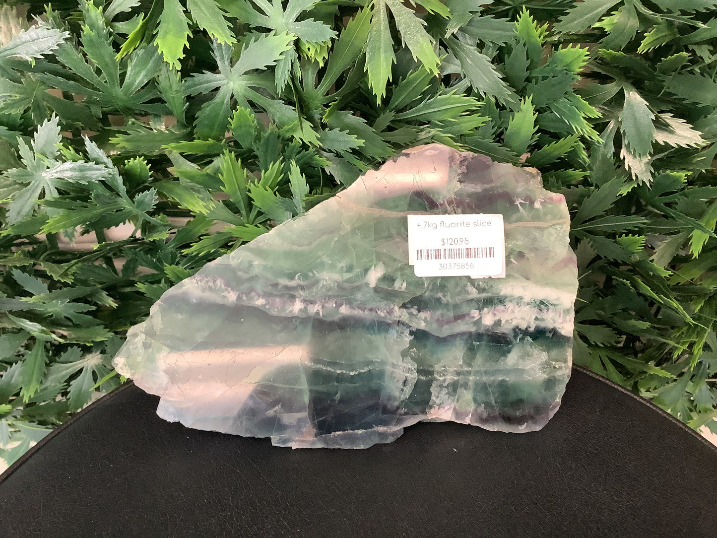 +.7kg Fluorite Slice
