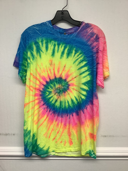Tie-Dye T-Shirt Neon Rainbow - Medium