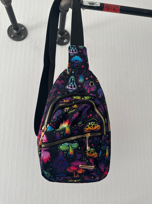 Psychedelic Mushroom Crossbody