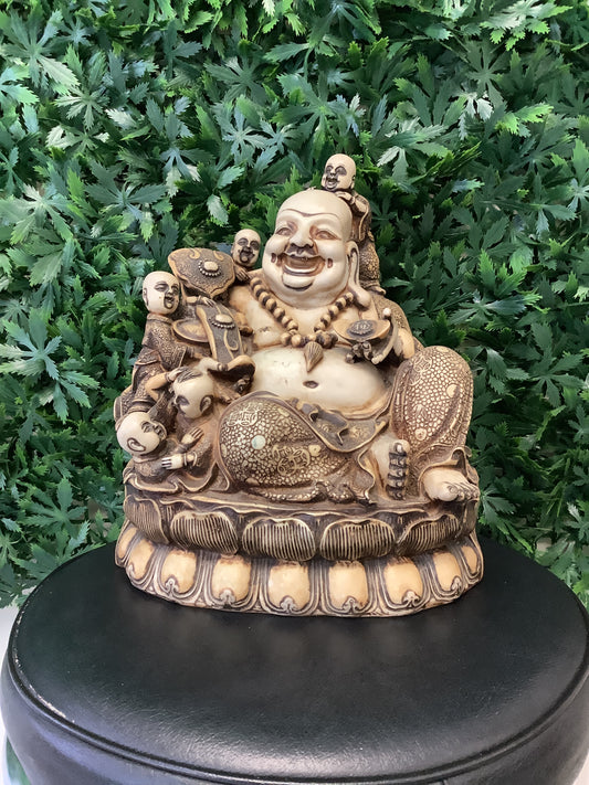 Seated Buddha w/Babies