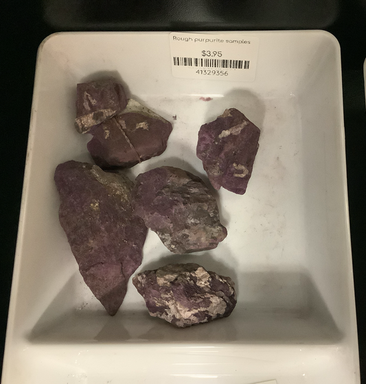 Rough Purpurite Samples