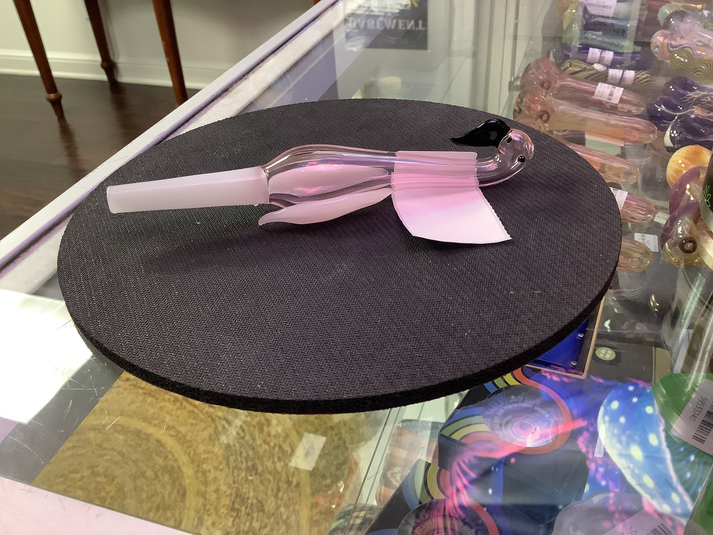 Flamingo Glass Dab Straw