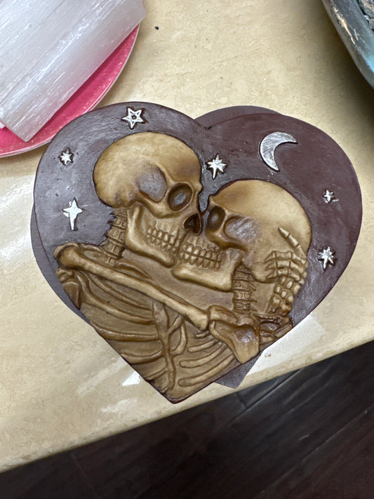 Skeleton Heart Love 3D Stash Box