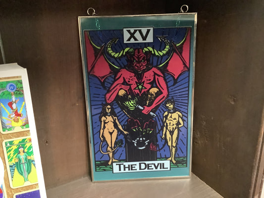 The Devil Tarot Suncatcher