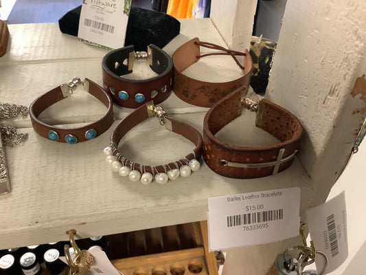 Bailey Leather Bracelets