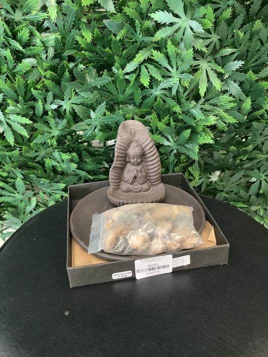 Buddha Dark Stone Incense Burner