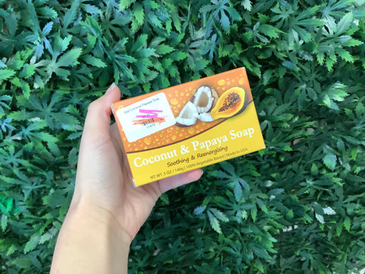 Coconut & Papaya Soap 5oz.