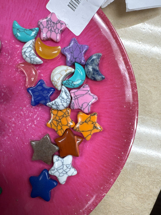 Star & Moon Shape Rocks
