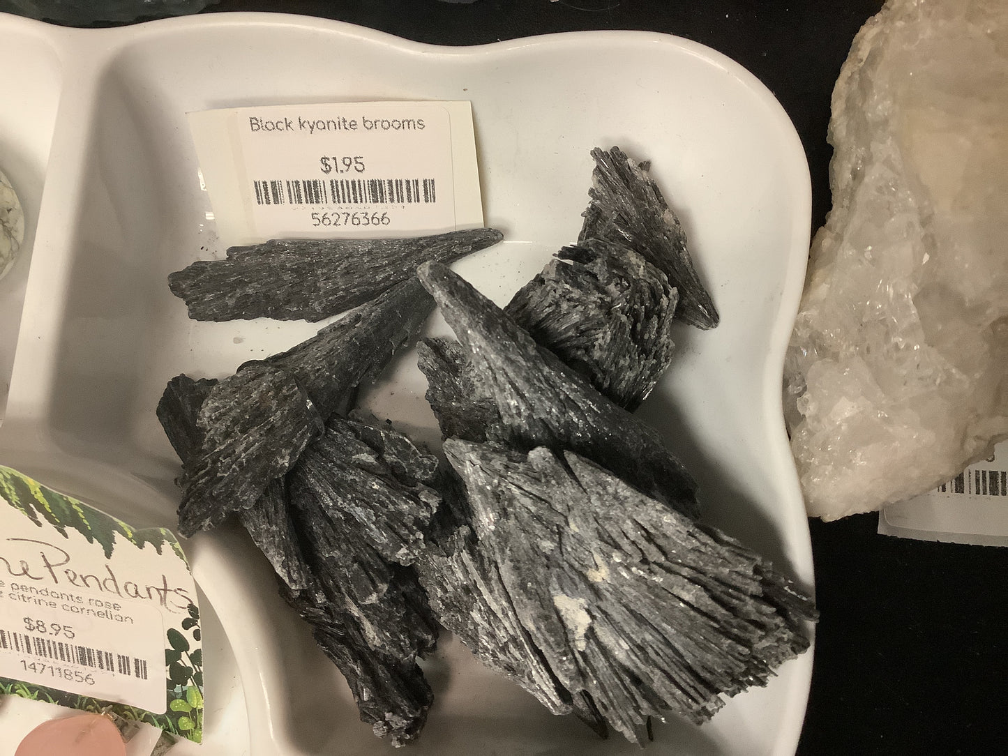 Black Kyanite Brooms