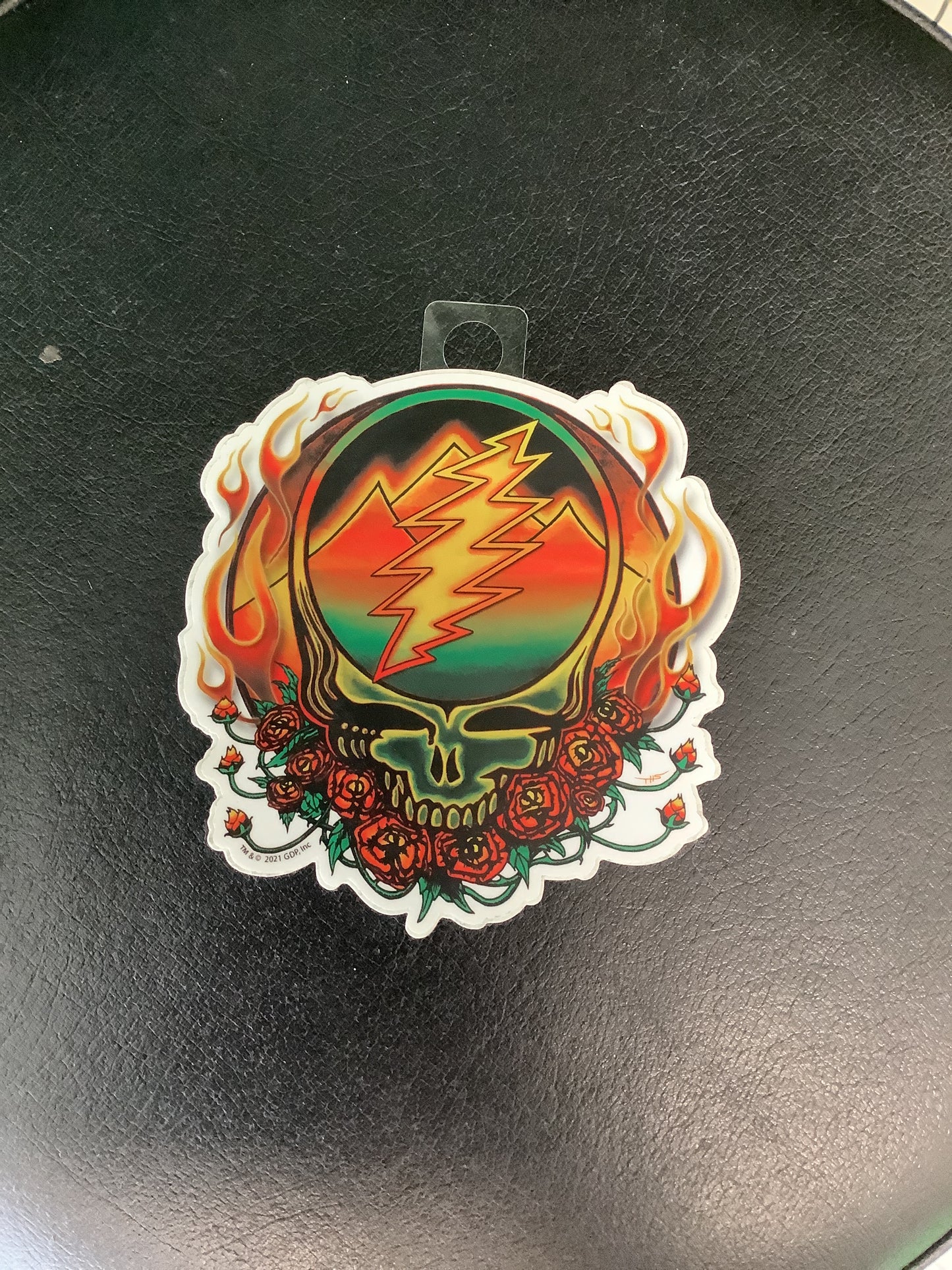Grateful Dead Scarlet Fire Sticker