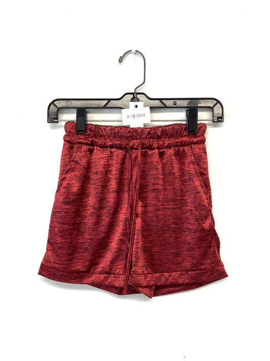 Cotton Drawstring Shorts - Small Red Wine