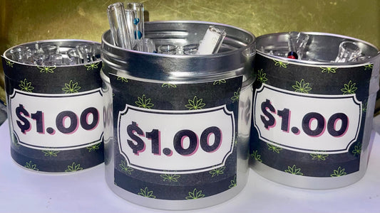 $1 Assorted Glass Chillums