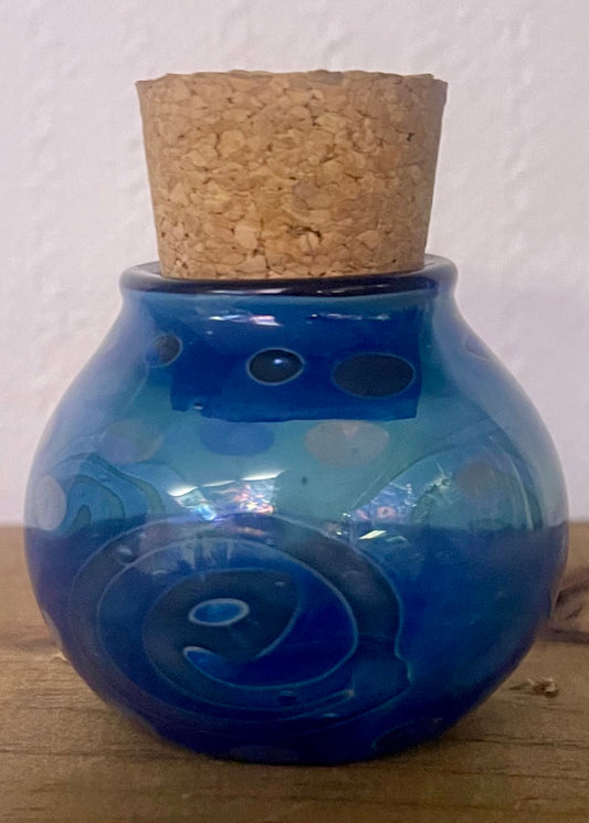 Iridescent Pyrex Jar