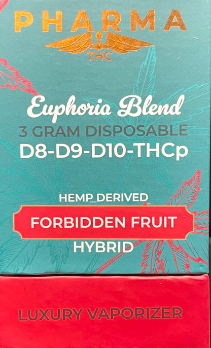 PharmaCBD Euphoria Blend 3g Disposables
