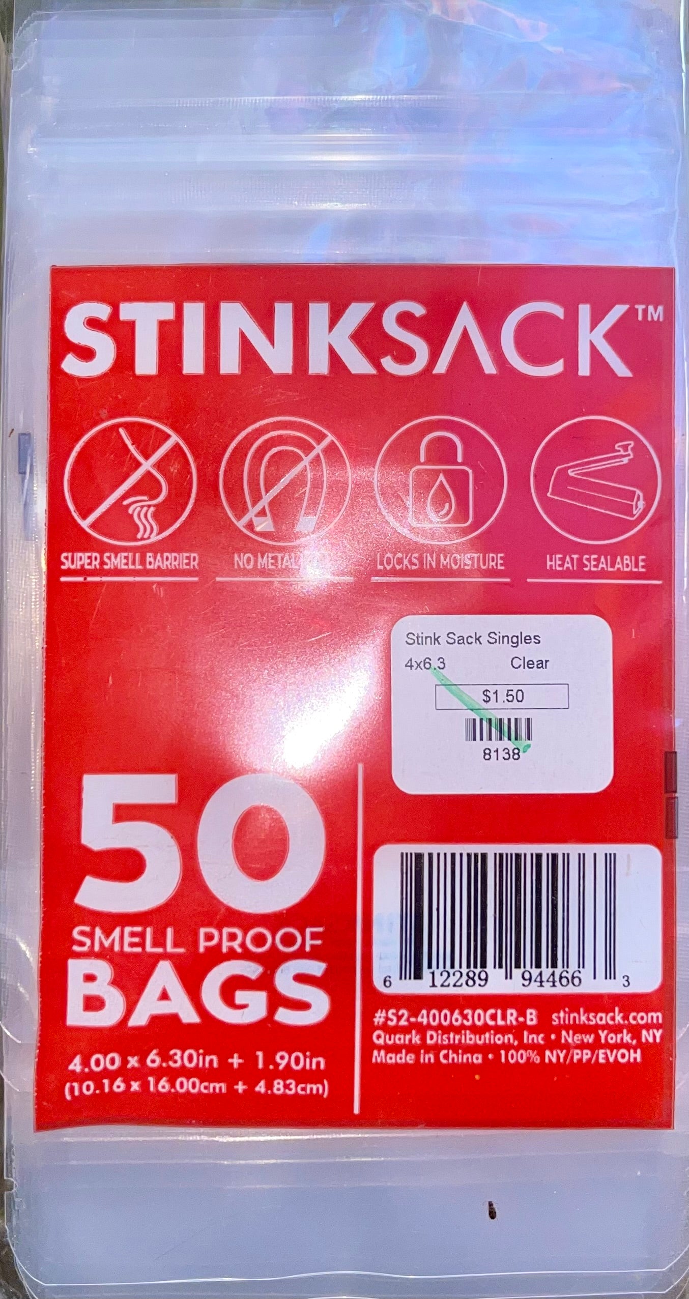 Stinksack Smell Proof Bags