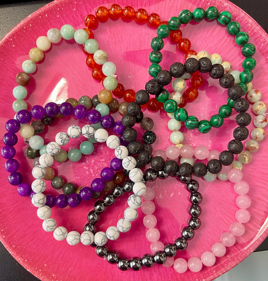 Beaded Stone Bracelets