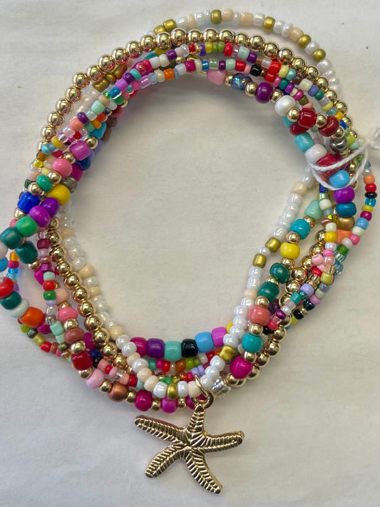 BOHO Starfish Anklet