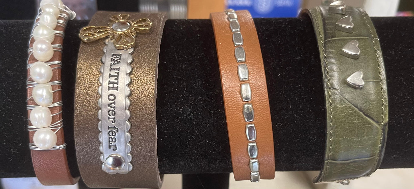 Bailey's Leather Bracelets